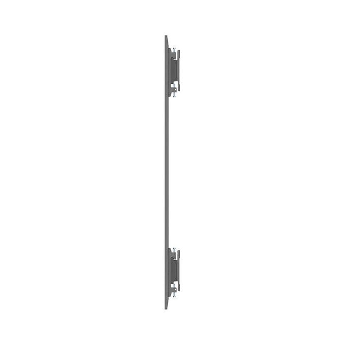Multibrackets staffa fissa da parete per display, vesa fino a 1600x900 mm, portata 150 kg, nero, alluminio e acciaio, MB1007