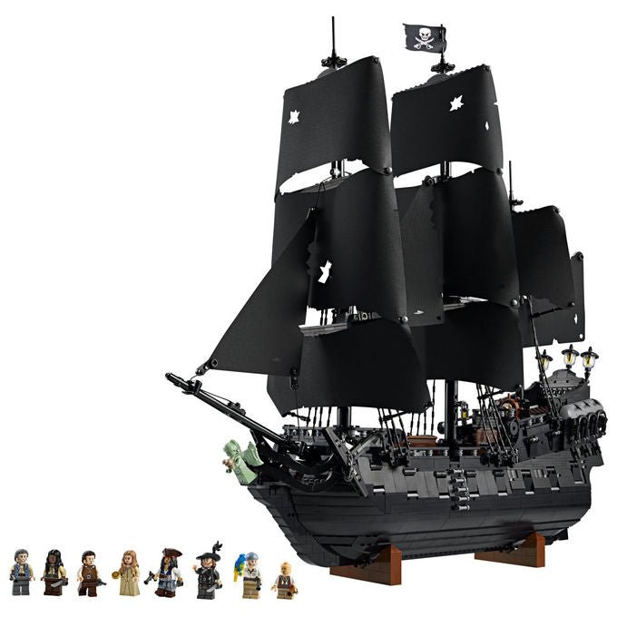 Lego Icons nave pirata del Capitano Jack Sparrow 10365, set da costruzione per adulti, 2862 pezzi, 8 minifigure, Pirati dei Caraibi