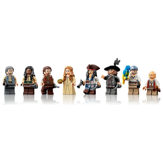 Lego Icons nave pirata del Capitano Jack Sparrow 10365, set da costruzione per adulti, 2862 pezzi, 8 minifigure, Pirati dei Caraibi