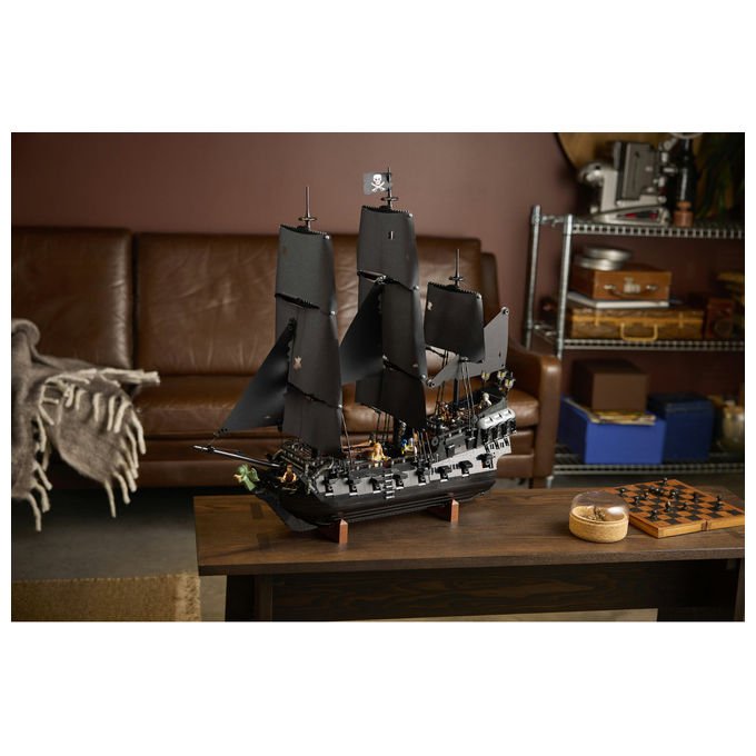 Lego Icons nave pirata del Capitano Jack Sparrow 10365, set da costruzione per adulti, 2862 pezzi, 8 minifigure, Pirati dei Caraibi