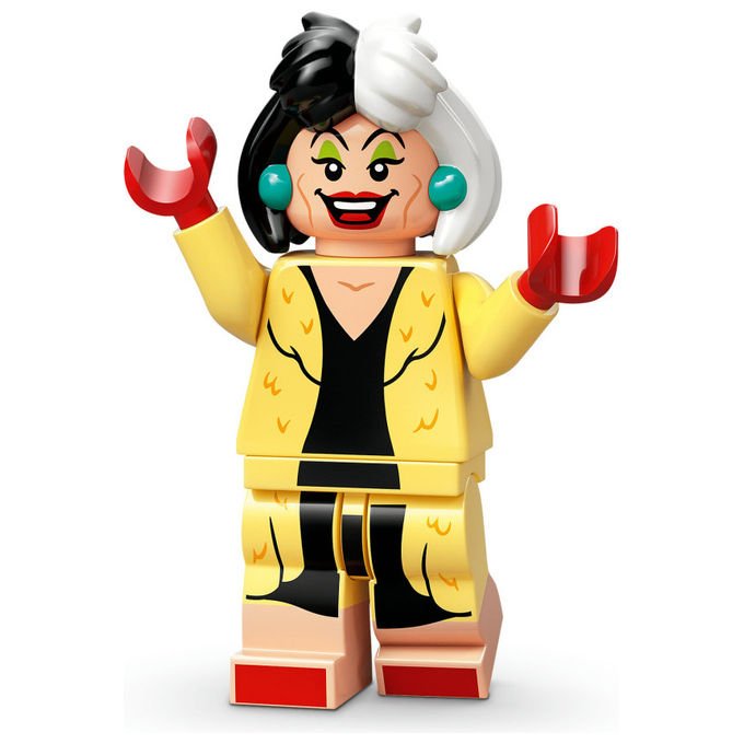 Lego Disney auto di Crudelia De Mon 43277, set costruzione 378 pezzi, minifigure e cane, eta' 9+
