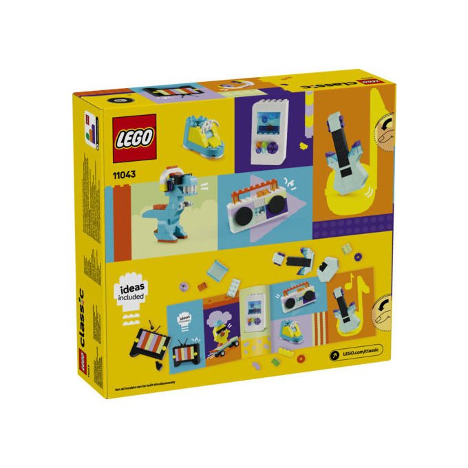 Lego Classic 11043 grande scatola della creativita', 510 mattoncini colorati, set da costruzione, giochi creativi per bambini 5 anni