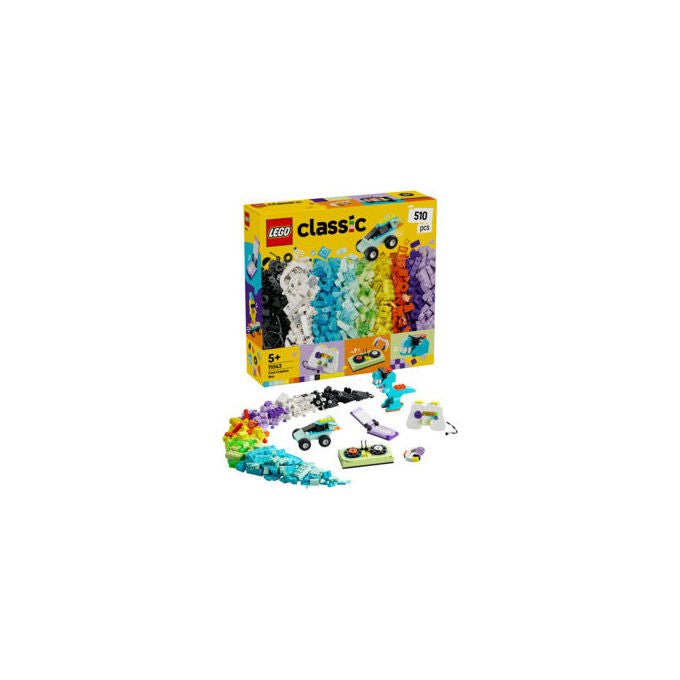 Lego Classic 11043 grande scatola della creativita', 510 mattoncini colorati, set da costruzione, giochi creativi per bambini 5 anni