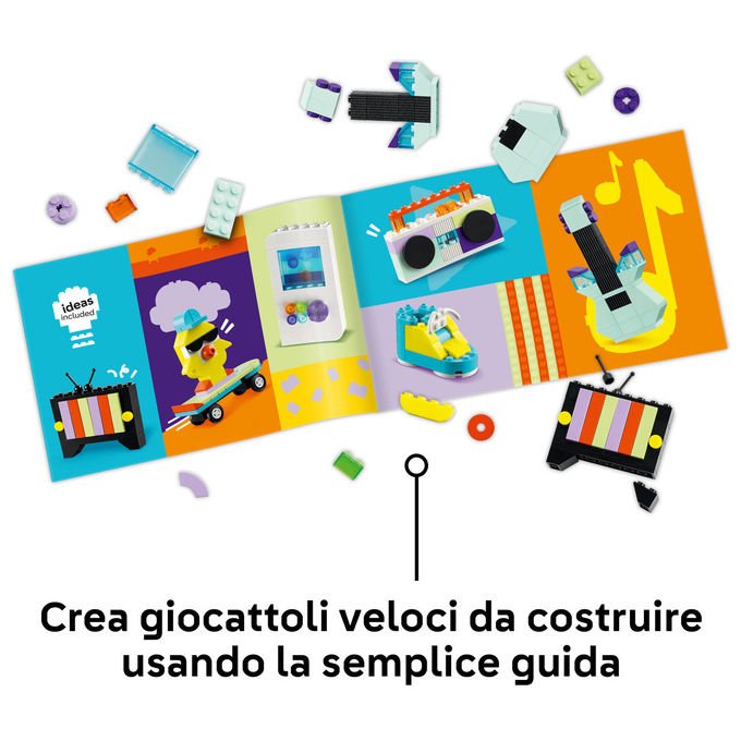 Lego Classic 11043 grande scatola della creativita', 510 mattoncini colorati, set da costruzione, giochi creativi per bambini 5 anni
