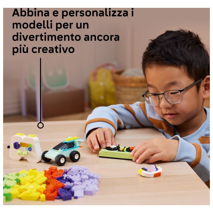 Lego Classic 11043 grande scatola della creativita', 510 mattoncini colorati, set da costruzione, giochi creativi per bambini 5 anni