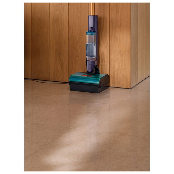 Dyson Clean+Wash Hygiene lavapavimenti senza filtro, secco e bagnato, 45 min, 4 modalita', autopulente, blu rame