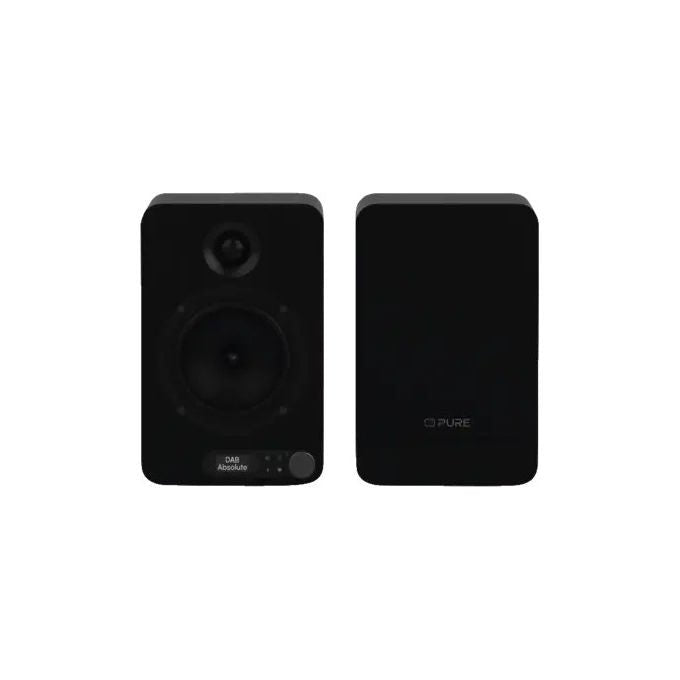 Pure Classic Active, microsistema stereo DAB+ FM, 80 W, Bluetooth 5.3, HDMI ARC, display OLED, nero rovere