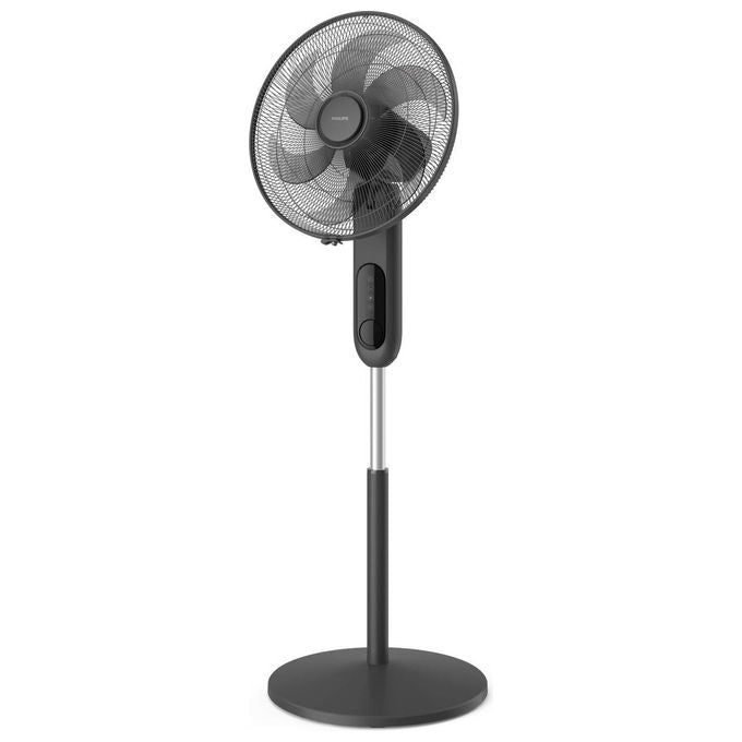 Philips ventilatore a piantana CX1520-01, 3 velocita', 6 pale, telecomando, timer 12h, oscillazione 80°, grigio