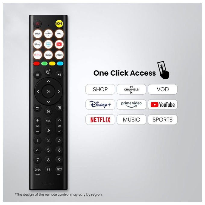 Hisense smart tv 32 pollici, 32A49S, HD 1366x768, VIDAA, Dolby Audio, Wi-Fi, HDMI, USB, Game Mode, controllo vocale