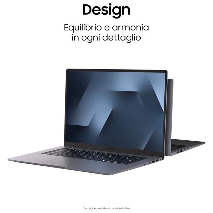 Samsung Galaxy Book6, notebook 16 pollici, Intel Core Ultra 7 355, 16 GB RAM, 512 GB SSD, Copilot+, Wi-Fi 6E, Windows 11 Home, grigio