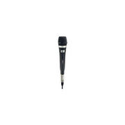 Karma Italiana microfono dinamico DM 532, unidirezionale, per canto, jack 6,3mm, cavo 3 mt, nero