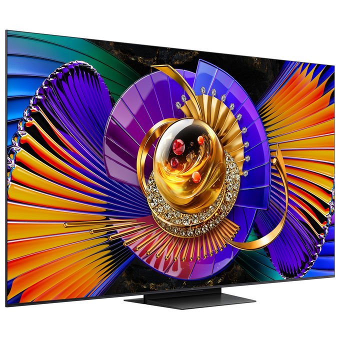 TCL 55C7L smart tv 55 pollici, SQD-Mini LED, 4K Ultra HD, Google TV, 144Hz, Dolby Vision, Audio Bang and Olufsen, nero
