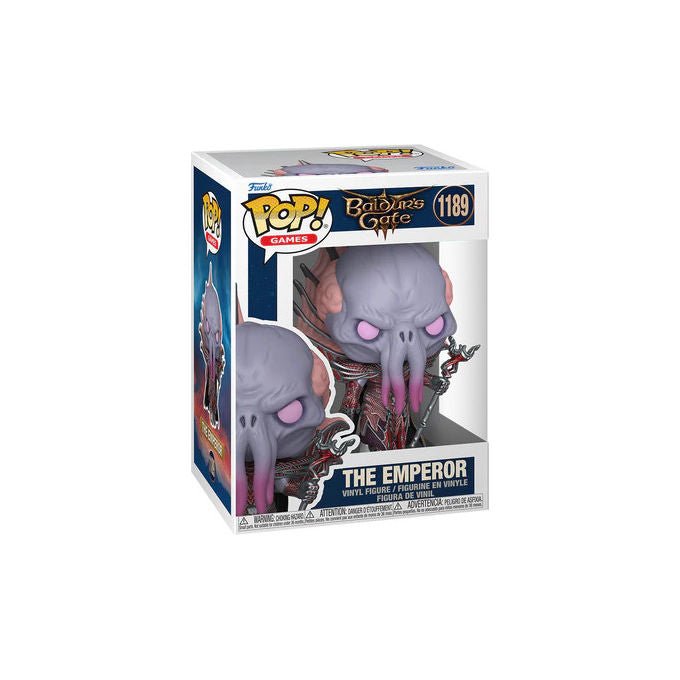 Funko pop figura in vinile Baldur's Gate 3 The Emperor, bobble head, serie pop games, 10 cm, collezionabile