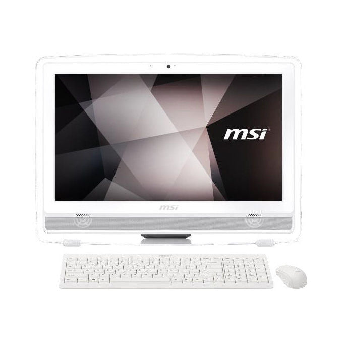 MSI all-in-one PC 21,5 pollici touch, Intel Core i5-14400, 16GB RAM, 512GB SSD, Windows 11 Pro, bianco