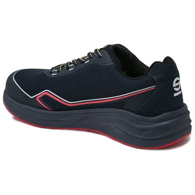 Sparco scarpe antinfortunistiche Milton, S1PS ESD SR FO HRO, stile running, puntale composito, suola antistatica, Oracle Red Bull Racing, taglia 38