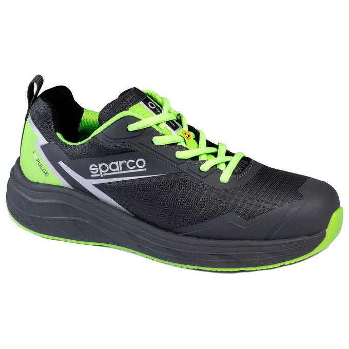 Sparco scarpe antinfortunistiche Lucas, uomo donna, S3S ESD SR FO HRO, stile running, puntale vetroresina, grigio, taglia 38