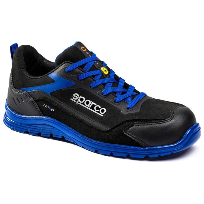 Sparco Takuma scarpe antinfortunistiche uomo S3S ESD SR FO HRO, puntale composito, tomaia nubuck idrorepellente, metal free, taglia 39