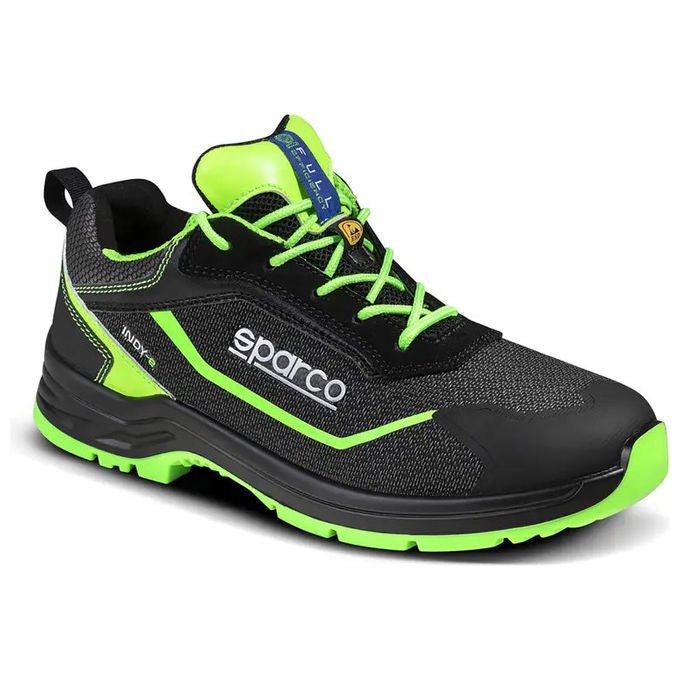 Sparco scarpe antinfortunistiche Indy Forester, S3S ESD SR FO LG, puntale vetroresina, suola FlexGrip+, taglia 46