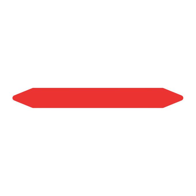 Brother etichette autoadesive rosse LTZ14026FPIP, 351 pz, 26 x 250 mm, per tubazioni e cavi
