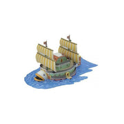 Bandai model kit One Piece Grand Ship Collection Baratie, snap-fit senza colla, base effetto mare, 15 cm