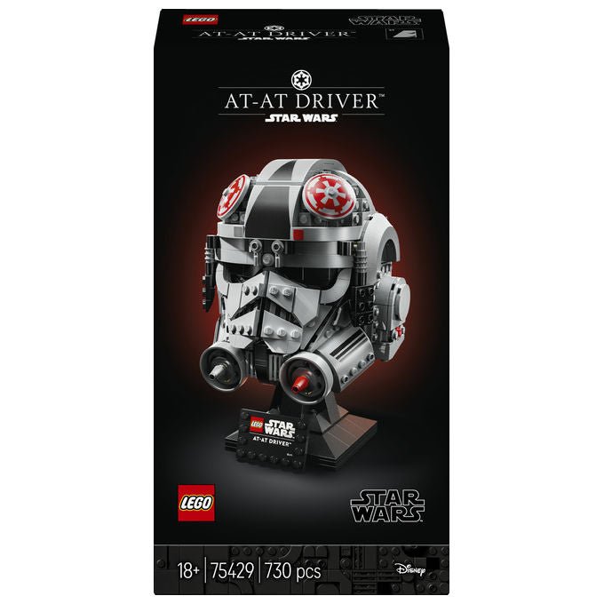 Lego Star Wars casco pilota di AT-AT 75429, set da costruzione per adulti, 730 pezzi, collezione caschi