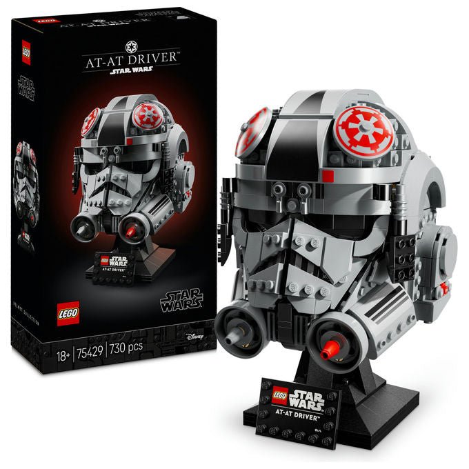 Lego Star Wars casco pilota di AT-AT 75429, set da costruzione per adulti, 730 pezzi, collezione caschi