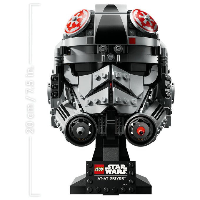 Lego Star Wars casco pilota di AT-AT 75429, set da costruzione per adulti, 730 pezzi, collezione caschi