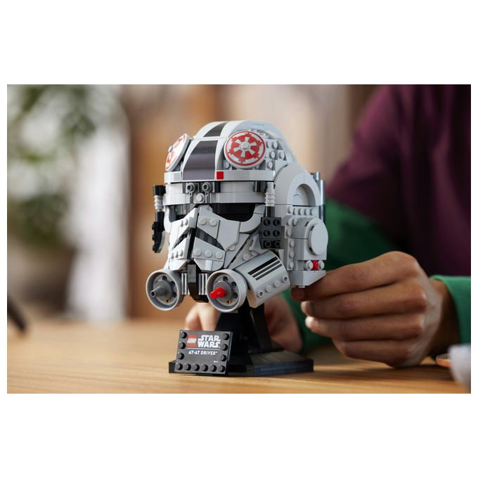 Lego Star Wars casco pilota di AT-AT 75429, set da costruzione per adulti, 730 pezzi, collezione caschi