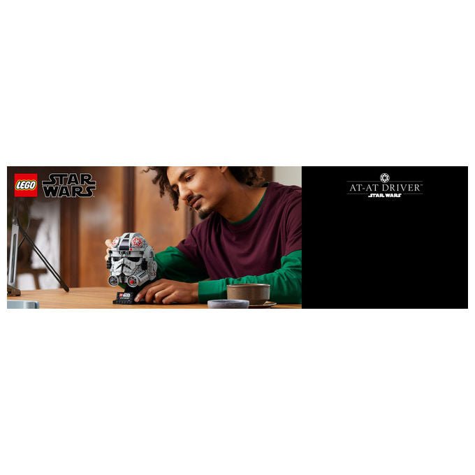 Lego Star Wars casco pilota di AT-AT 75429, set da costruzione per adulti, 730 pezzi, collezione caschi