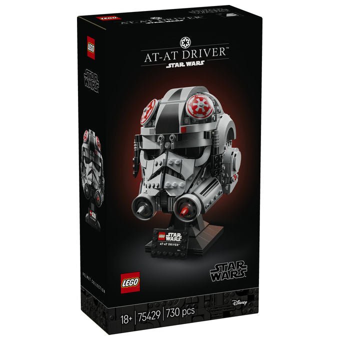 Lego Star Wars casco pilota di AT-AT 75429, set da costruzione per adulti, 730 pezzi, collezione caschi