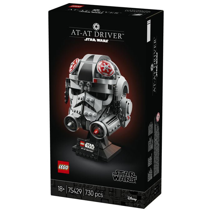 Lego Star Wars casco pilota di AT-AT 75429, set da costruzione per adulti, 730 pezzi, collezione caschi