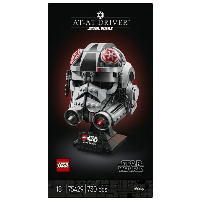 Lego Star Wars casco pilota di AT-AT 75429, set da costruzione per adulti, 730 pezzi, collezione caschi