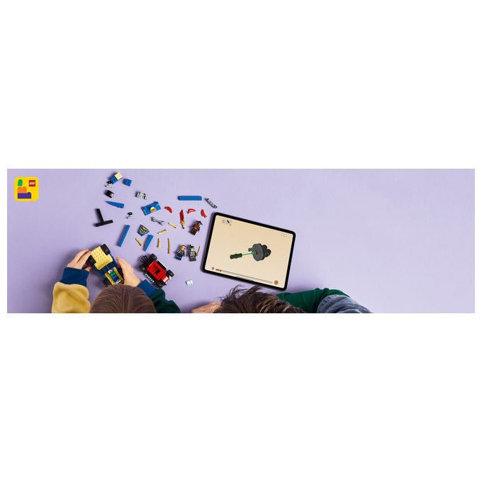 Lego Ninjago 71840 duello ad alta velocita' tra Rogue e Drix, 2 macchine giocattolo, 3 minifigure, 111 pezzi, 4+ anni