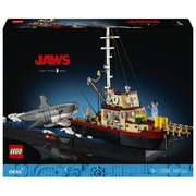 Lego Ideas 21350 Lo squalo, set da costruzione per adulti, diorama da collezione, 1497 pezzi, 3 minifigure, eta' 18+