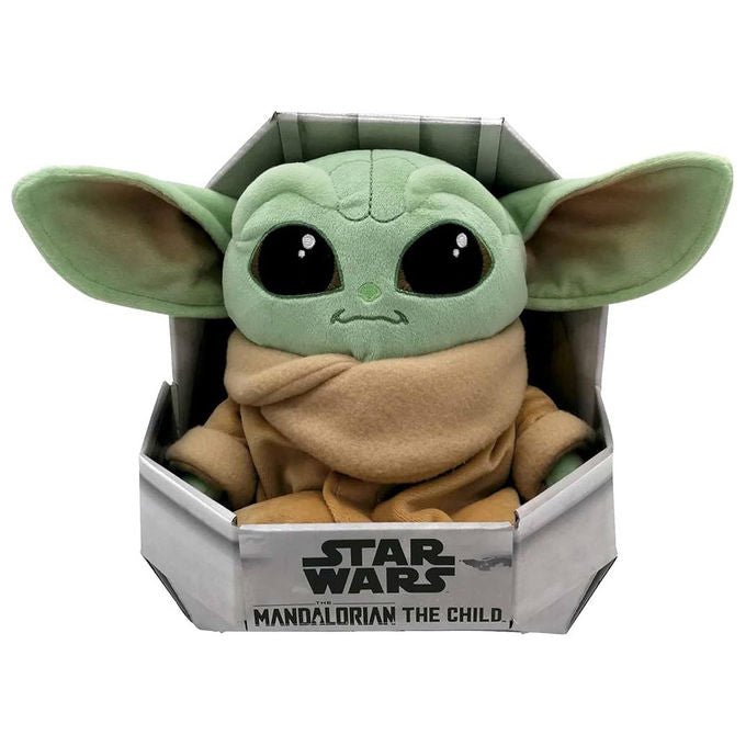 Simba peluche Grogu con macaron 25 cm, Baby Yoda, Star Wars The Mandalorian, morbido da collezione
