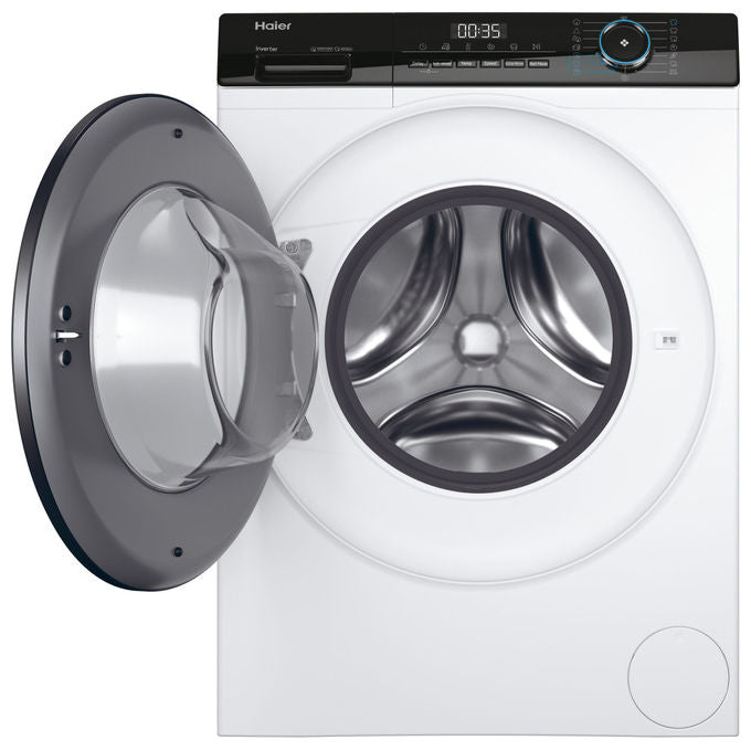 Haier HW100-BP14939-S I-Pro Serie 3 Lavatrice Carica Frontale 10 Kg 1400 rpm Classe A Inverter Vapore 15 programmi (85x60x67 cm) colore Bianco