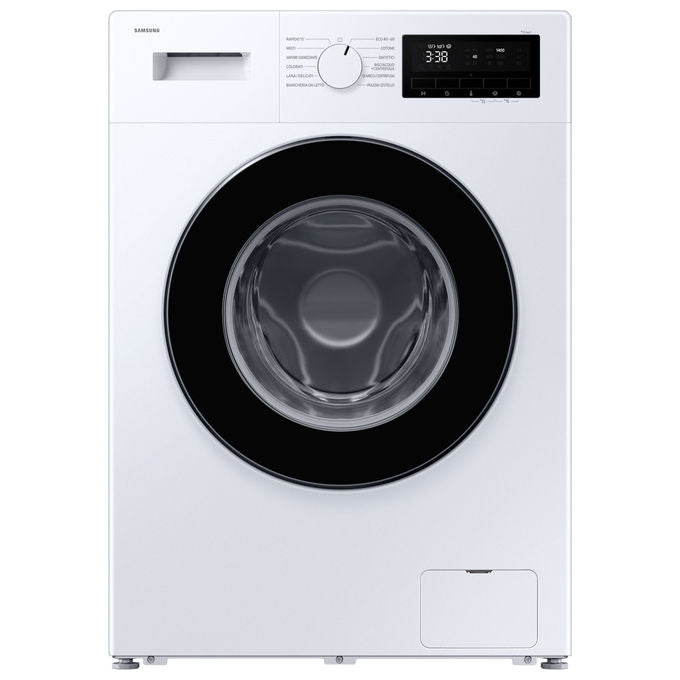 Samsung WW80FG3M05AWET Serie 3000 Lavatrice Slim 8 Kg 1400 rpm Classe A Motore Inverter Vapore Igienizzante (85x59.5x46.5 cm) colore Bianco