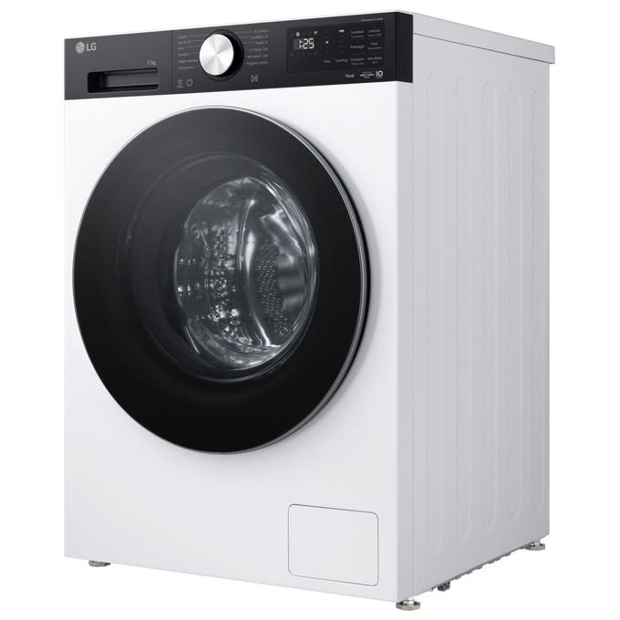 LG F4NX5009TKC Serie X5 Lavatrice Carica Frontale 9 Kg 1400 rpm Classe A Wi-Fi AI DD TurboWash Steam (85x60x56,5 cm) colore Bianco