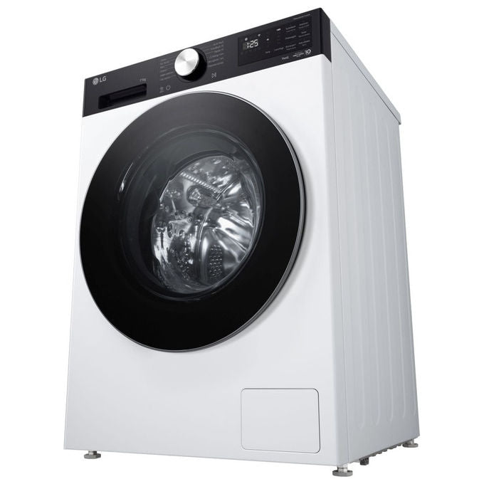 LG F4NX5009TKC Serie X5 Lavatrice Carica Frontale 9 Kg 1400 rpm Classe A Wi-Fi AI DD TurboWash Steam (85x60x56,5 cm) colore Bianco