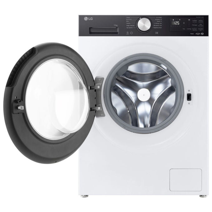 LG F4NX5009TKC Serie X5 Lavatrice Carica Frontale 9 Kg 1400 rpm Classe A Wi-Fi AI DD TurboWash Steam (85x60x56,5 cm) colore Bianco