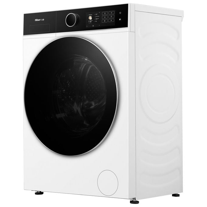 Hisense WF5I8043BWF Lavatrice Frontale 8 Kg 1400 rpm Classe A Vapore Wi-Fi Inverter (85x60x47 cm) colore Bianco
