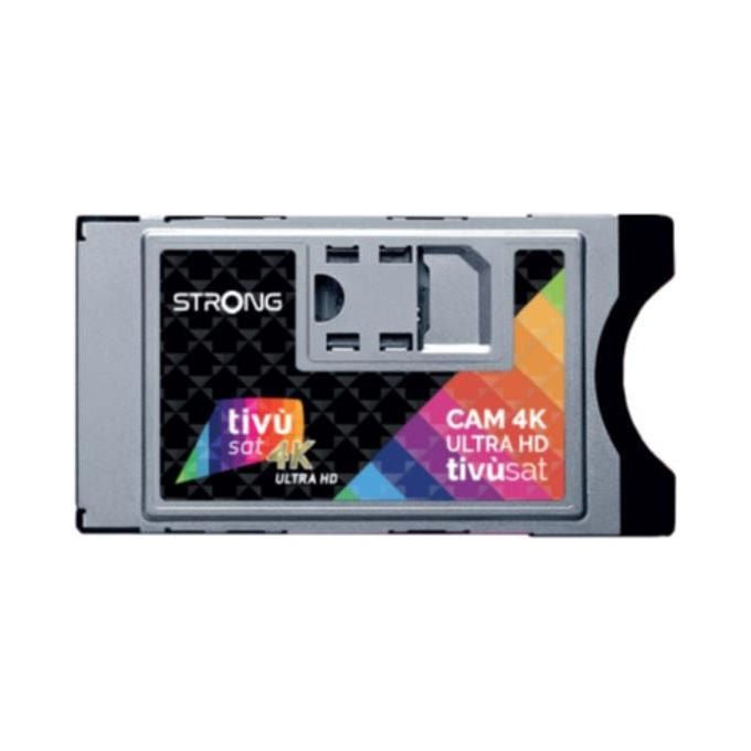 Strong CAM4KTIVUSAT Modulo CAM CI+ tivu'sat 4K Ultra HD con Scheda ECP colore Nero