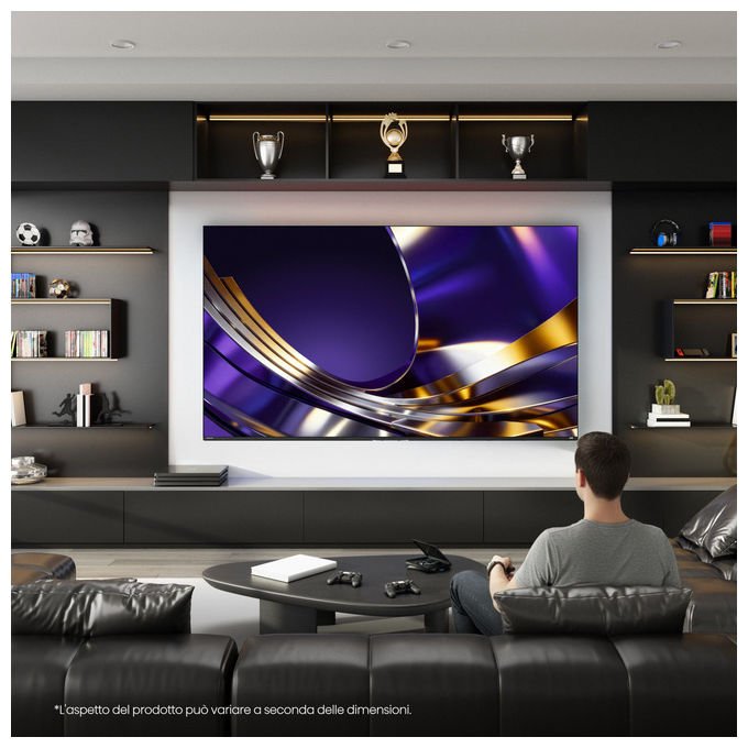 [ComeNuovo] Hisense 65U7S PRO Smart TV Mini LED 65'' 4K UHD 165Hz Dolby Vision VIDAA OS 4 HDMI 2.1 colore Grigio