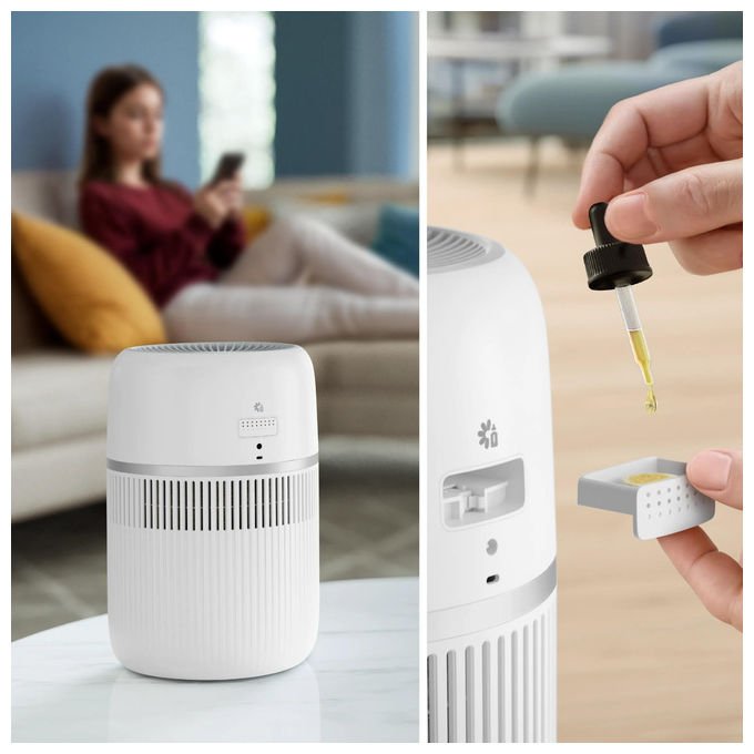 Philips HU4210-04 Serie 4000 Umidificatore d'aria NanoCloud 3,5 L 44 m² 300 ml-h 25 dB Wi-Fi colore Bianco