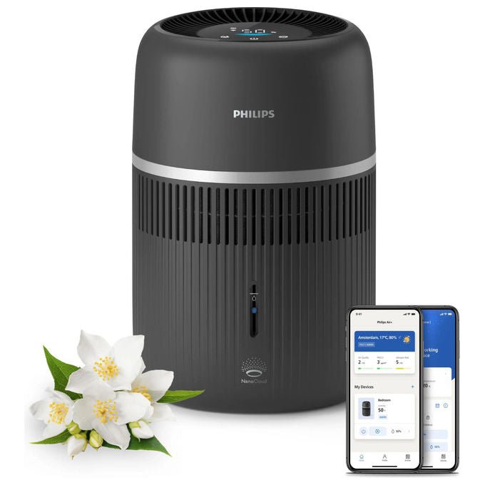 Philips HU4210-03 Serie 4000 Umidificatore d'aria Evaporativo 3,5 L fino a 44 m² WiFi colore Grigio Scuro
