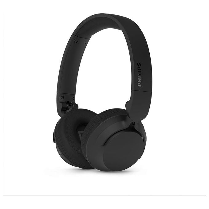 Philips TAH4000BK-00 Cuffie On-Ear Wireless Bluetooth 6.0 Multipoint 70h Driver 32mm Microfono colore Nero
