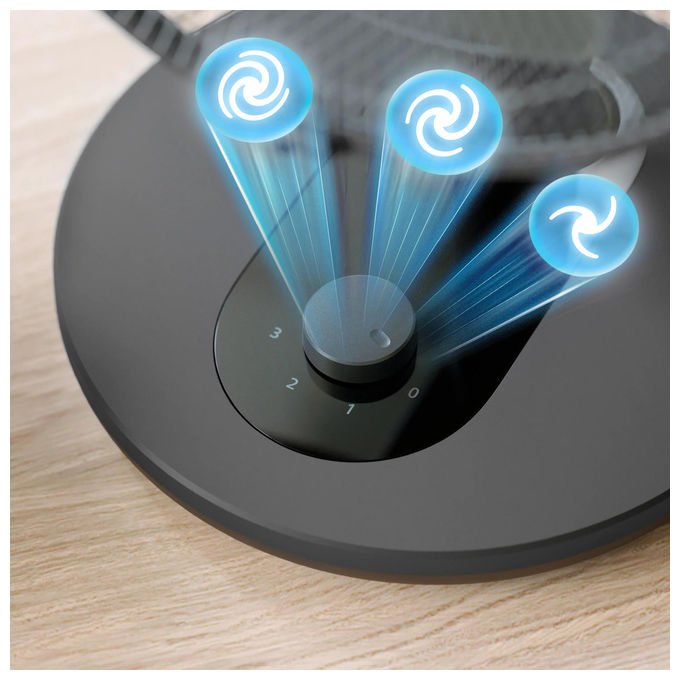 Philips CX1030-01 Serie 1000 Ventilatore da tavolo 35 cm 3 velocita' 2000 m³-h oscillante 35 dB colore Nero