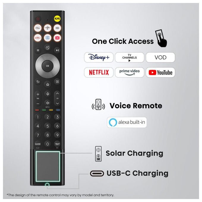 Hisense 75UR9S Smart TV RGB MiniLED 75'' 4K 180Hz Dolby Atmos 4.1.2 VIDAA Wi-Fi 6E colore Grigio