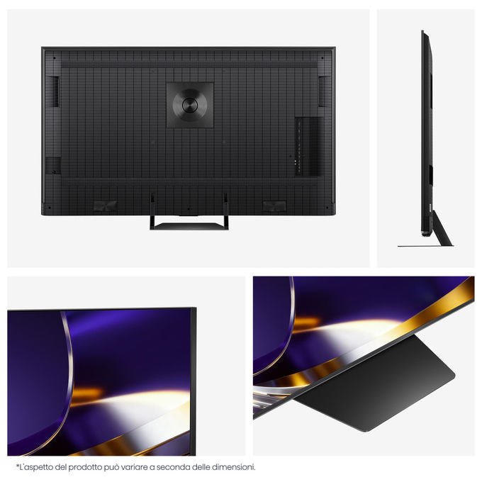 Hisense 55U7S PRO Smart TV Mini LED 55'' 4K 165Hz Dolby Atmos Dolby Vision IQ VIDAA 4 HDMI 2.1 colore Nero
