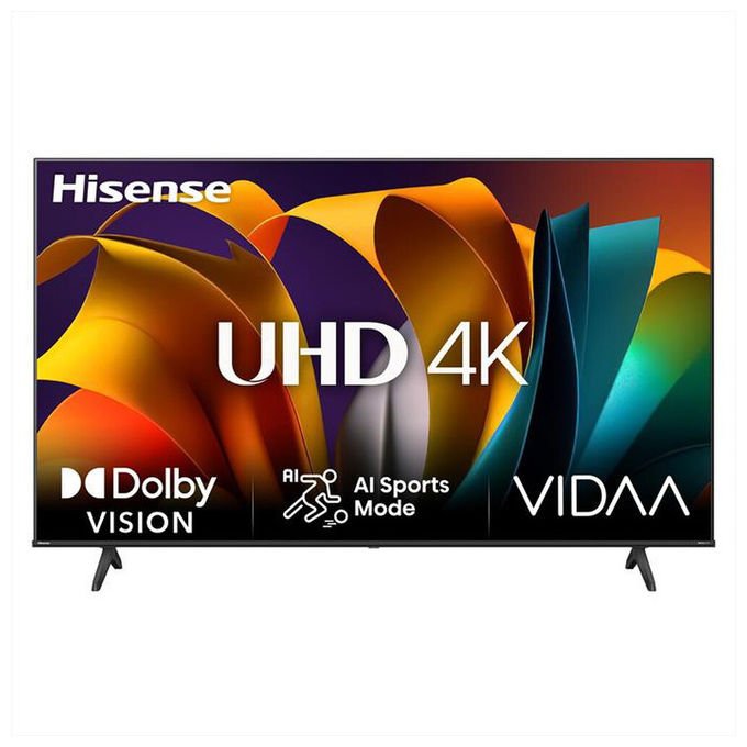 Hisense 43A69S A69S Smart TV 4K UHD 43'' VIDAA Dolby Vision DTS Virtual X Wi-Fi Dual Band colore Nero